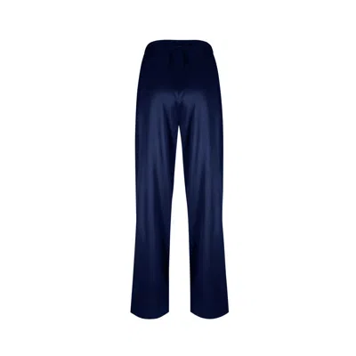 Alas Women's Tailored Silk Pants In Royal Blue