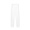 Alas Women's Wide Leg Silk Trousers In Milk White In White