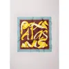 Alas X-large Printed Silk Scarf In Brown