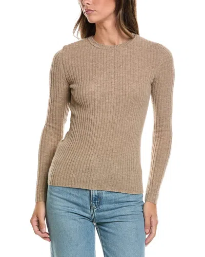 Alashan Cashmere Ada Crewneck Cashmere Sweater In Brown