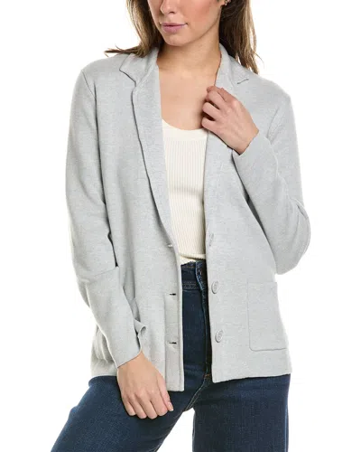 Alashan Cashmere Blake Notch Cashmere-blend Blazer In Grey