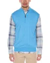 Alashan Cashmere-blend 1/4-zip Mock Sweater Vest