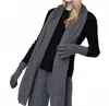 Alashan Cashmere Cashmere Essential Scarf In Graphite In Gray