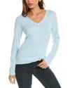 Alashan Cashmere West Palm Cashmere-blend Pullover In Blue