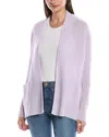 Alashan Cashmere Cozy Rib Raglan Cashmere Duster In Purple