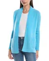 Alashan Cashmere Cozy Rib Raglan Cashmere Duster In Blue