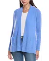 Alashan Cashmere Cozy Rib Raglan Cashmere Duster In Blue