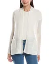 Alashan Cashmere Cozy Rib Raglan Cashmere Duster In White