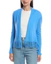 Alashan Cashmere Eleanor Fringe Cashmere Cardigan In Brown
