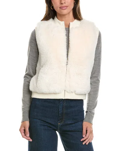 Alashan Cashmere Fairbanks Merino Wool Vest In Neutral