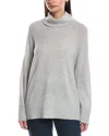 Alashan Cashmere Live In Turtleneck Cashmere Sweater In Gray