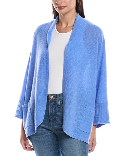 Alashan Cashmere Maggie Elliptical Cashmere Cardigan In Blue