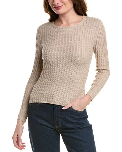 Alashan Cashmere Micro Cable Cashmere-blend Sweater In Brown