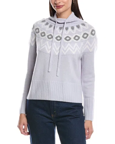 Alashan Cashmere Nova Funnel Neck Cashmere Sweater In Gray