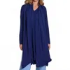 Alashan Cashmere Ruffle Trim Mini Travel Wrap In Midnight In Blue