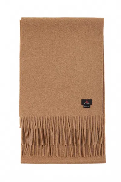 Alashan Cashmere Unisex Douglas Anthony Cashmere Blend Scarf In Tan In Brown