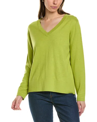 Alashan Cashmere West Palm Cashmere-blend Pullover In Yellow