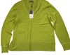 Alashan Cashmere Women's Whip Stitch V Neck Sweater In Chartreuse