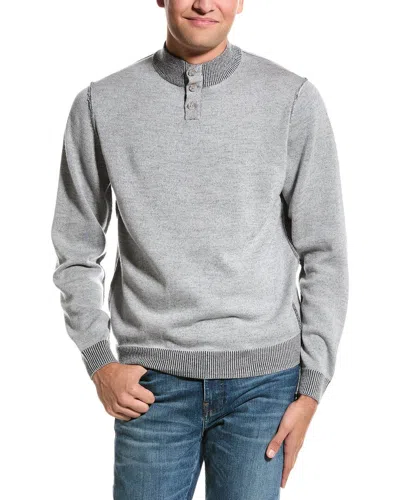 Alashan Henley Wool Shirt In Grey