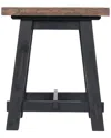 Alaterre Adam 21in Solid Wood Side Table