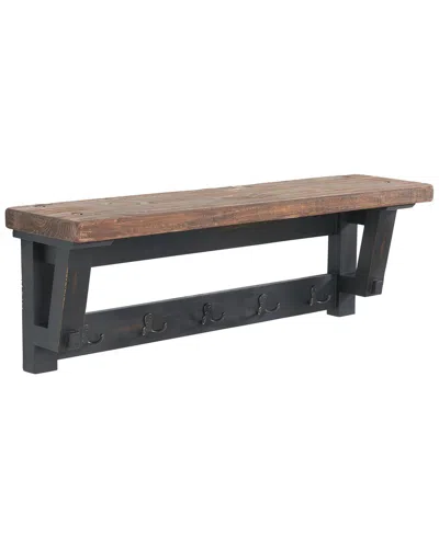 Alaterre Adam 42in Wood Coat Hook With Shelf