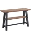 Alaterre Adam 48in Solid Wood Sofa/tv Console Table With Shelf