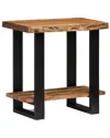 Alaterre Alpine Natural Live Edge 42in Coffee Table And Set Of 2 End Tables