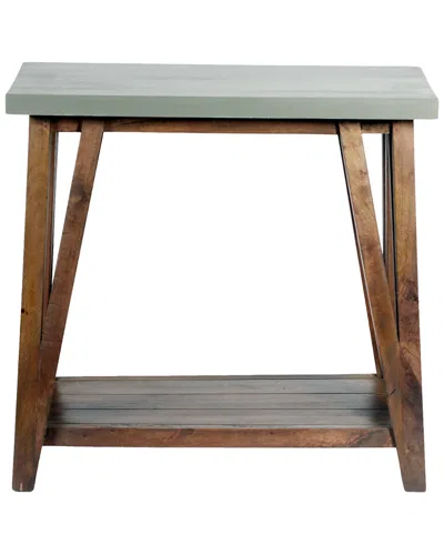 ALATERRE ALATERRE BROOKSIDE 30INW WOOD WITH CONCRETE-COATING CONSOLE/MEDIA TABLE