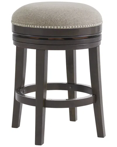 Alaterre Clara Swivel Counter Height Stool In Brown