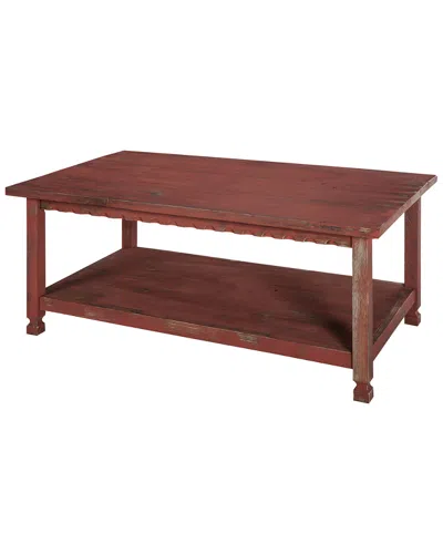 Alaterre Country Cottage 42in Coffee Table In Brown