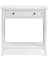Alaterre Coventry 32in Wood Console Table With Drawer And Shelf