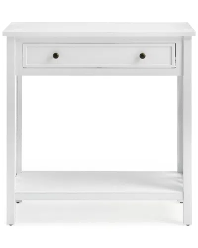Alaterre Coventry 32in Wood Console Table With Drawer And Shelf