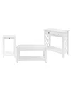 Alaterre Coventry 36in Coffee Table, End Table With Tray & Entryway/console/sofa Table
