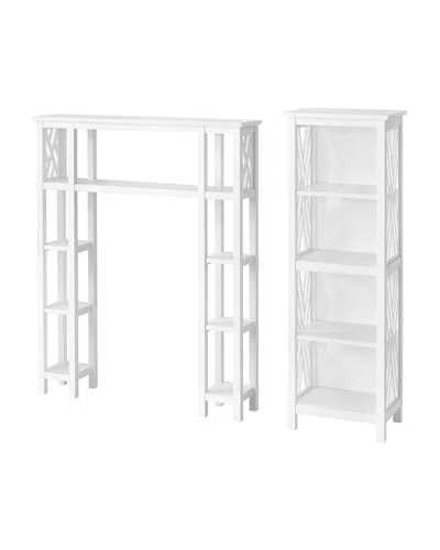 Alaterre Coventry Over Toilet Open Shelving Unit In White