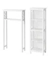 Alaterre Coventry Over Toilet Open Storage Shelf, Bath Tall Storage Shelf