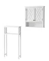 Alaterre Coventry Over Toilet Open Storage Shelf, Wall Mounted Bath Storagecabinet