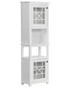 Alaterre Derby Bath Deluxe Storage Cabinet With Hutch
