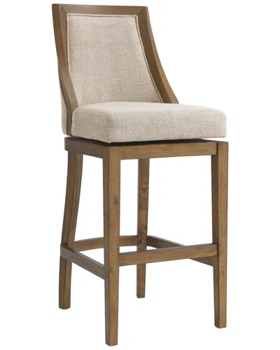 Alaterre Ellie Bar Height Stool In Brown