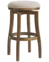 Alaterre Ellie Bar Height Stool In Brown