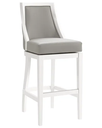 Alaterre Ellie Bar Height Stool In White