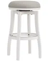 Alaterre Ellie Bar Height Stool In White