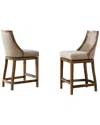 ALATERRE ALATERRE ELLIE SET OF 2 COUNTER HEIGHT STOOLS