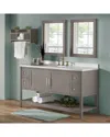 Alaterre Furniture Bennet 2pc Wooden Bathroom Vanity Set