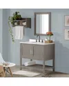 Alaterre Furniture Bennet 2pc Wooden Bathroom Vanity Set