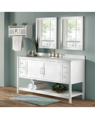 ALATERRE ALATERRE FURNITURE BENNET 2PC WOODEN BATHROOM VANITY SET