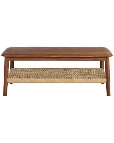 Alaterre Furniture Calais Coffee Table In Brown