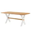 Alaterre Furniture Chelsea 72in Dining Table In Natural