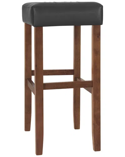 Alaterre Furniture Madison Backless Bar Height Stool In Black