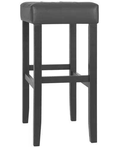 Alaterre Furniture Madison Backless Bar Height Stool In Black