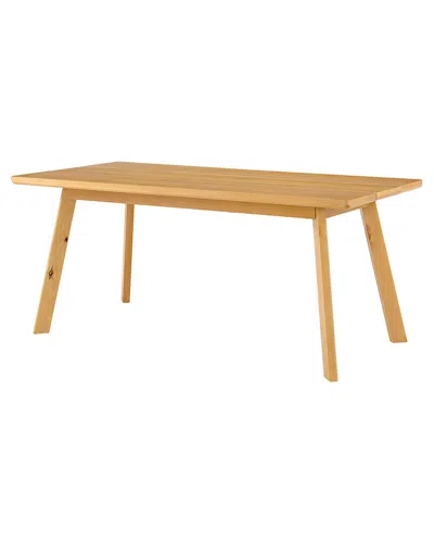 Alaterre Furniture Shelburne 73in Dining Table With Two Benches, Set Of 3 In Natural
